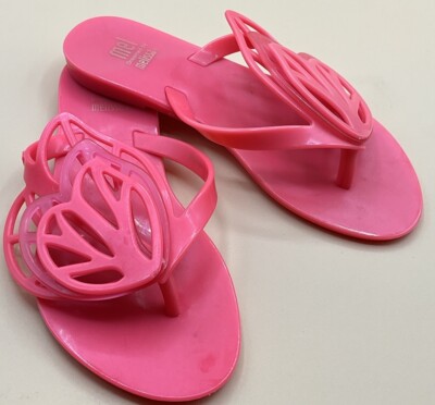 MEL DREAMED BY MELISSA Sandals Butterfly Wing Girls US Size