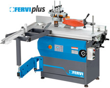 Sega circolare combinata squadratrice incisore toupie carteggiatrice Fervi 230V