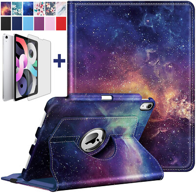 360° Stifthalter Schutzhülle + 9H Härtglas iPad Air 5 / 4 10.9'' 2022 2020 Cover 