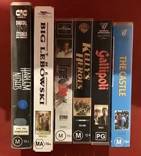 The Big Lebowski Mixed Bulk Lot VHS Retro Vintage Video Cassette Bulk Lot X 6