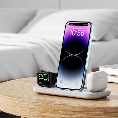 3in1 Foldable Charging Stand Dock For Apple Watch Ultra2 AirPod iPhone 14 Pro 13