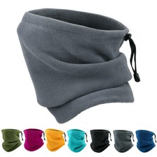 Winter Neck Gaiter Scarf Mask Fleece Snow Neck Warmer Windproof Half Face Hood