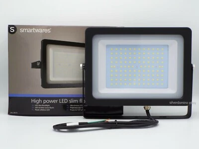 Smartwares 100w LED Large Area Floodlight • Outdoor & Garden • Cool White 4000K
