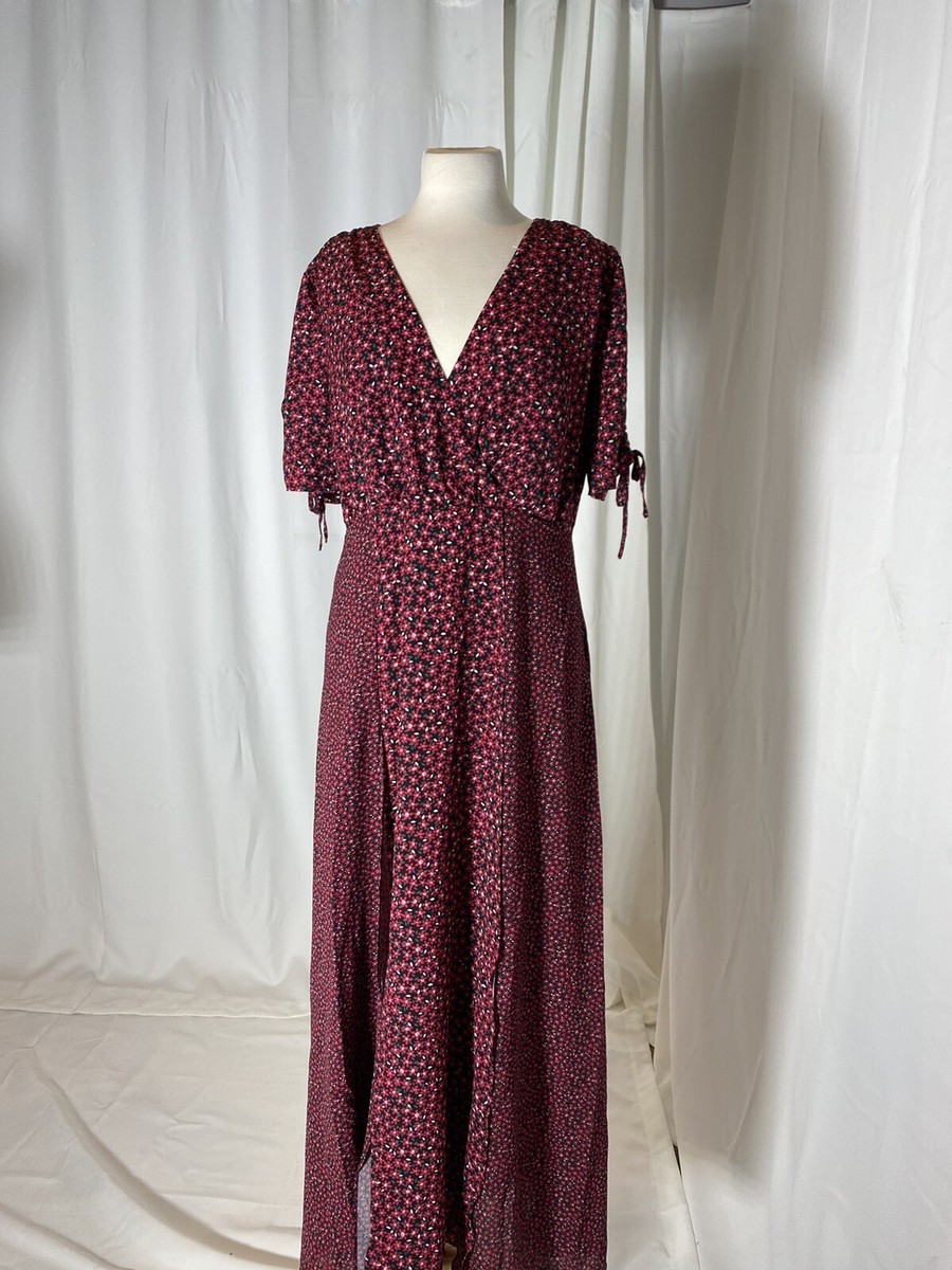 french connection pink maxi dress French connection NWOT womens cap sleeve maxi dress Size 0 Pink J12