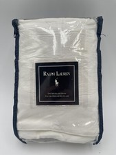 Ralph Lauren Home White Quilted Jacquard Matelasse 26" x 26" EURO Sham New NOS