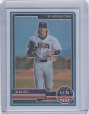 2023 PANINI USA BASEBALL STARS & STRIPES TALAN BELL USA -TEAM-2023-NM-MT