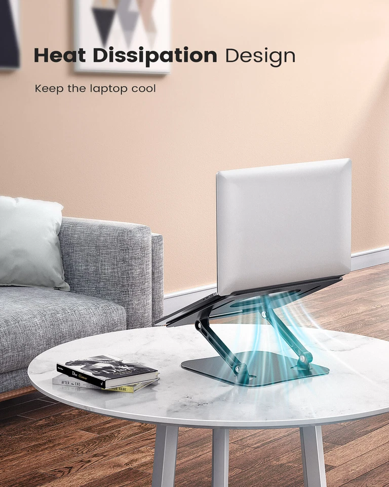 Kootion Laptop Stand Adjustable Computer Stand For Desk Aluminum Holder 7"-16" - Image 3 of 4