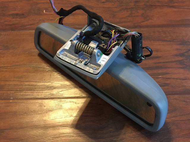90-95 Mercedes R129 300SL SL320 500SL SL500 Rear View Mirror Gray