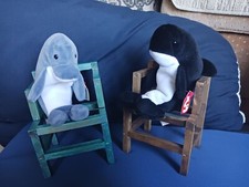 Beanie Babies ECHO The Whale And Waves The Dolphin