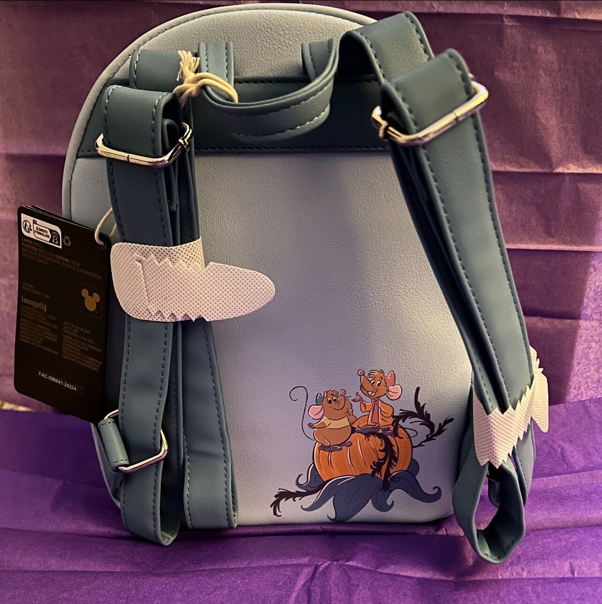 Loungefly Disney Cinderella Ball Gown Mini Backpack NWT | eBay display picture 3