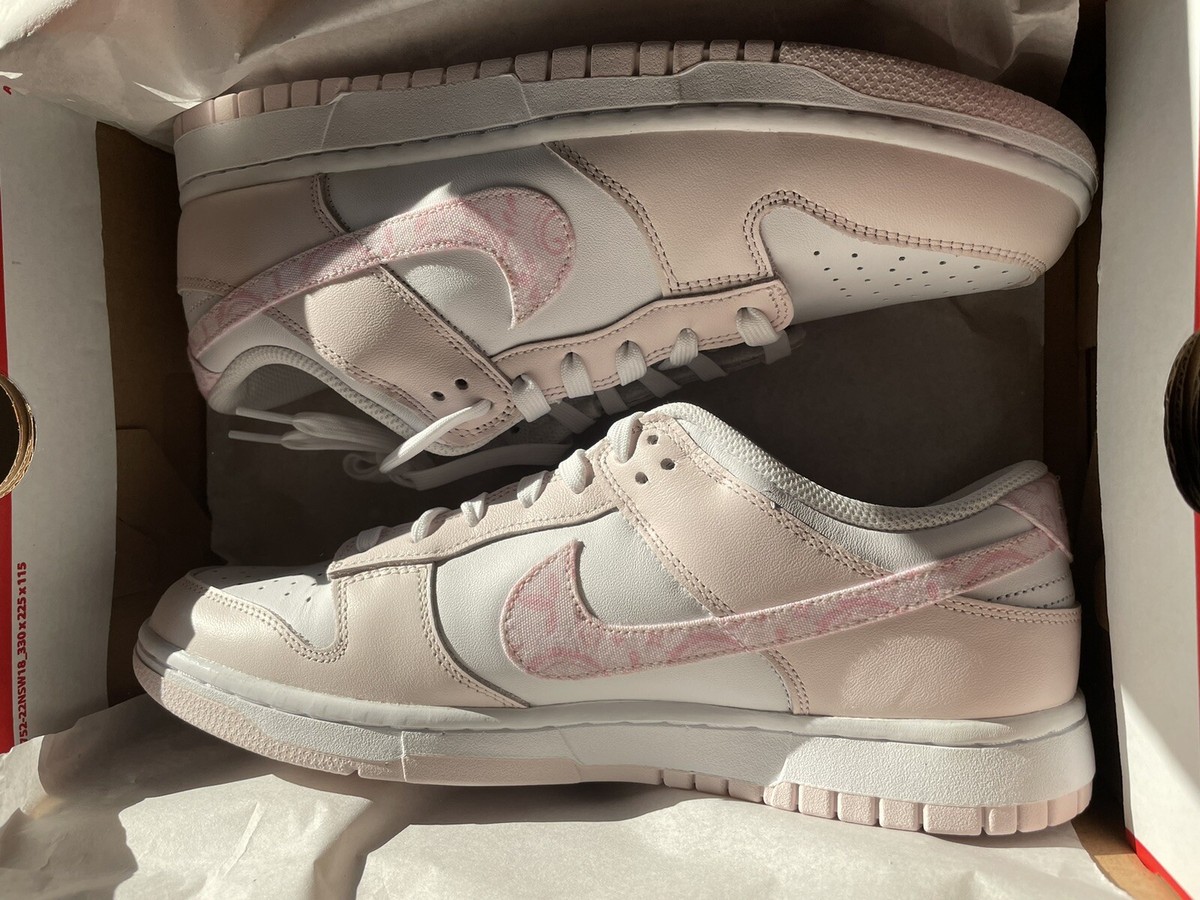 靴 Nike Women's Dunk Low \"Pink Paisley Nike Dunk Low Essential Paisley Pack Pink (Women's) - FD1449-100 - US
