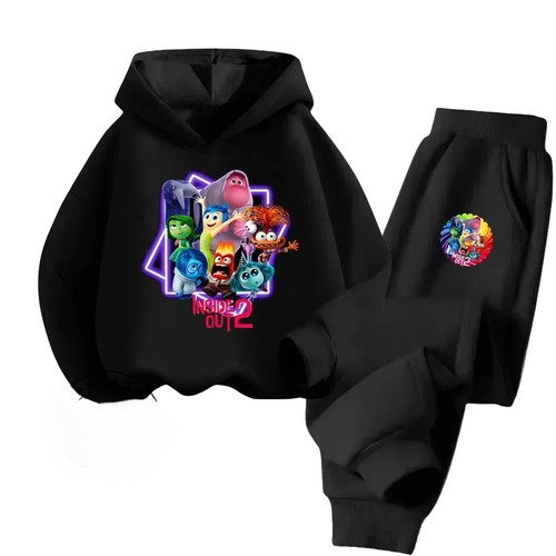 Tuta Bambini Inside Out 2 autunnale ragazzi felpa maglia cappuccio 2 pz. - Foto 4 di 13