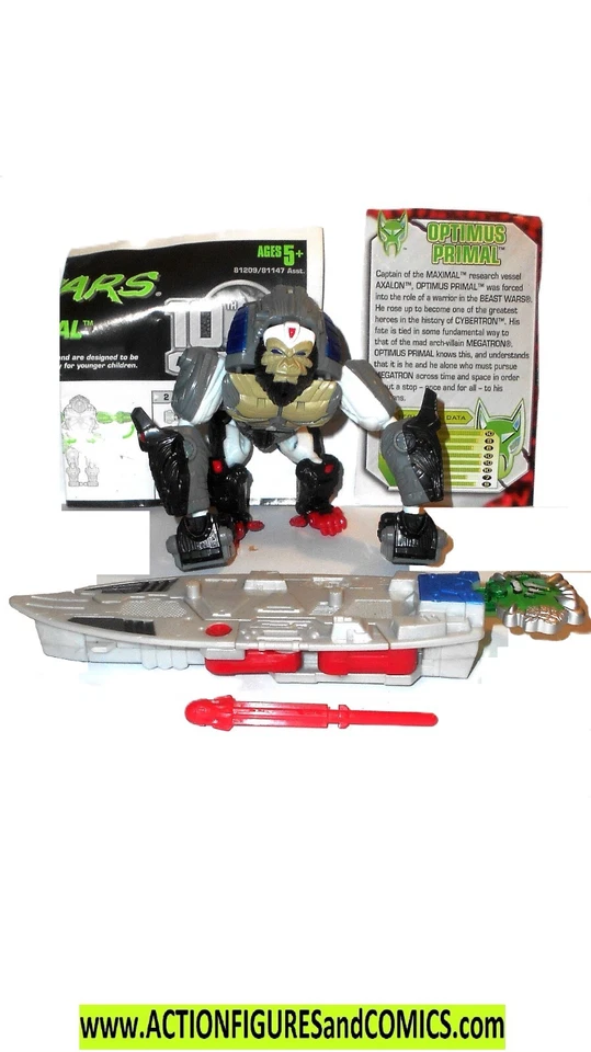 Transformers Beast Wars 10th anniversary OPTIMUS PRIMAL prime 2006 2005 gorilla - Image 3 of 4