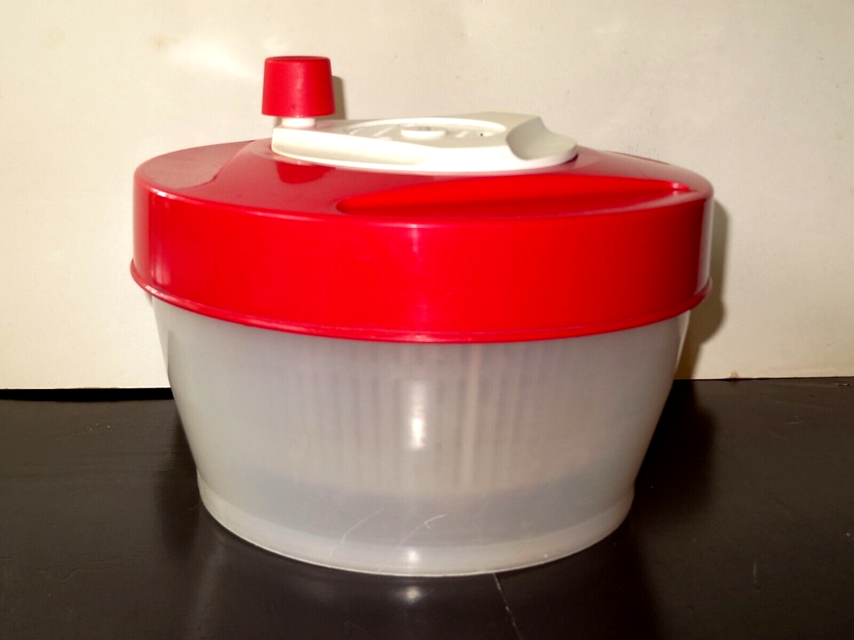 VINTAGE 70S 80S Ancienne ESSOREUSE A SALADE TRIUMPH MARRON Cuisine Retro Légume EUR 12,00 - FR
