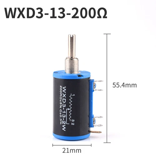 WXD3-13-2W Multiturn Wirewound Potentiometer 10 turn Variable Precision100-100KΩ - Picture 9 of 26