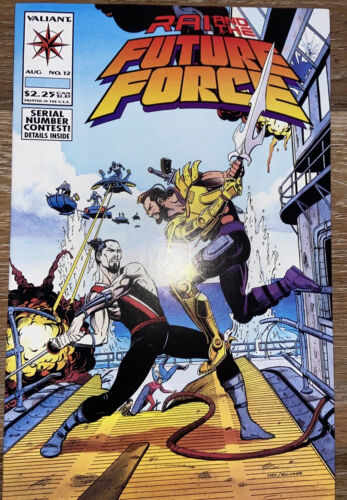 RAI AND THE FUTURE FORCE #12 1993 Valiant Comics - Afbeelding 1 van 3