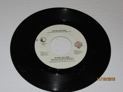 Peter Cetera: Glory Of Love / On The Line / 45 Rpm 1986