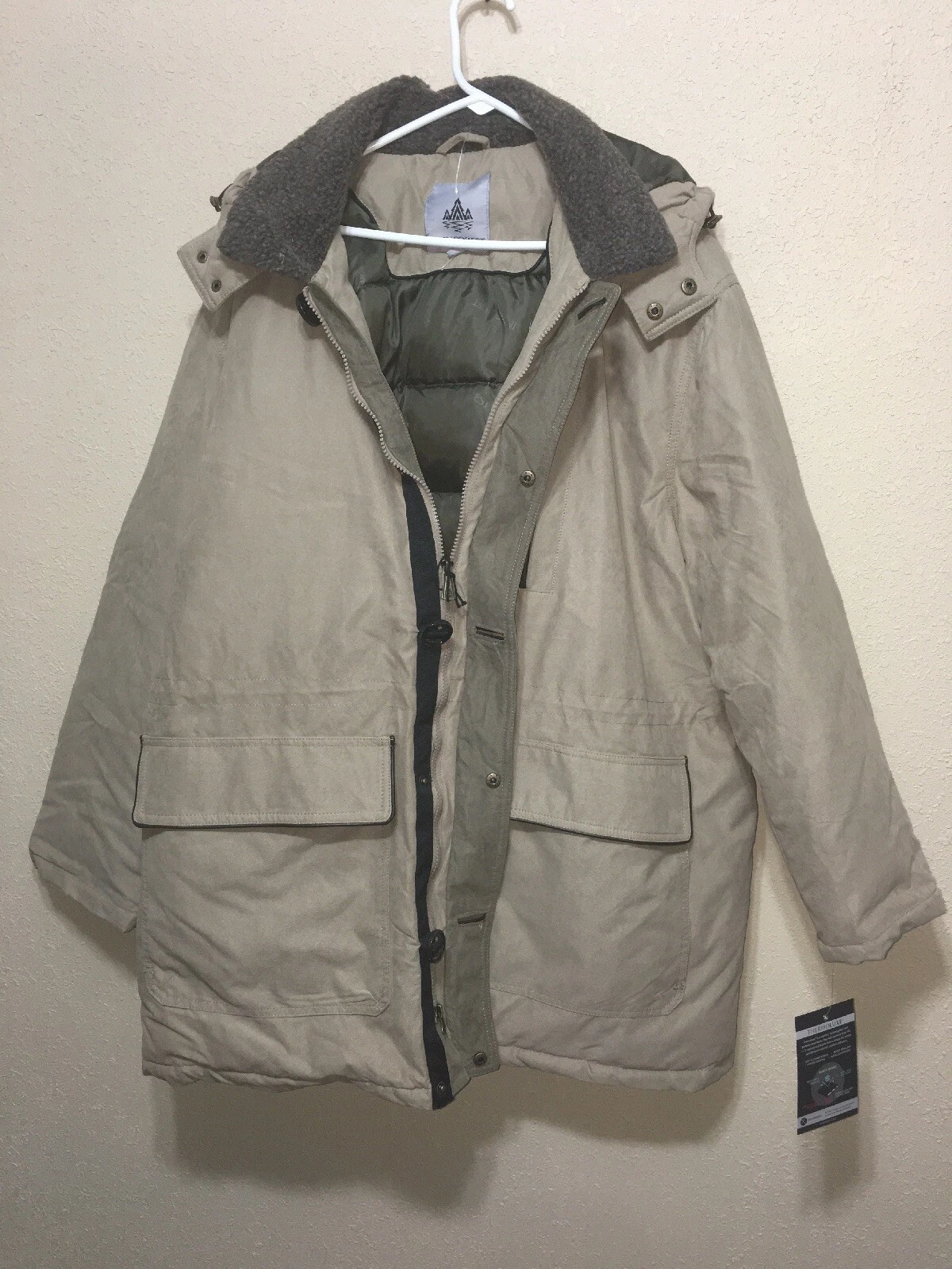 Rainforest Heritage Micro Oxford Thermoluxe Fill Parka Mens Jacket XXL NEW image 1