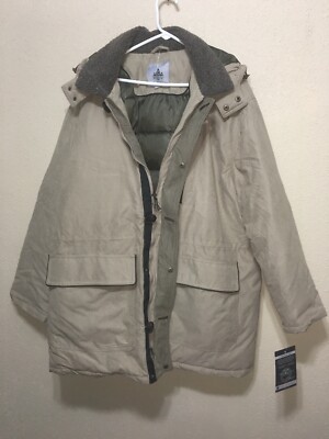 Rainforest Heritage Micro Oxford Thermoluxe Fill Parka Mens Jacket XXL NEW