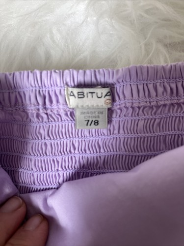 Brand: HABITUAL girl Girl's Wrap Ruffle Dress Lavender Size 7/8 - Picture 9 of 10