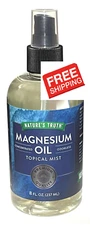 Nature's Truth Magnesium Oil Topical Mist  Concentrated & Odorless - 8 fl. oz.