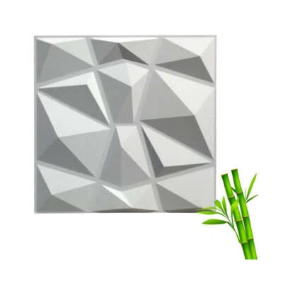 SIGNORBIT DIAMOND-BIT pannello In Fibra Di Bamboo 100% Naturale Pezzi 4 Totale 1 Metro Qua