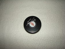 Trevor Daley Hand Signed Detroit Red Wings Logo Puck NHL Autograph Hockey