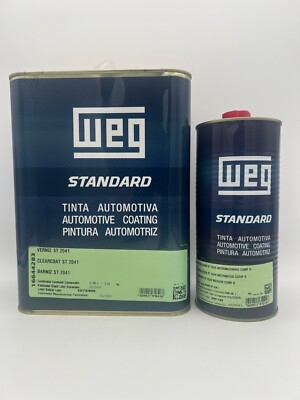 #ad WEG CLEARCOAT 2041 4.75 LITERS CLEAR KIT W HARDENER $89.00