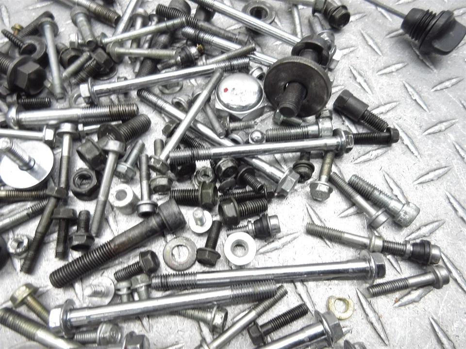 Lote de herrajes Honda VTX1800C2 2006 04-08 tuercas pernos tornillos varios etc OEM Foto 2 de 4