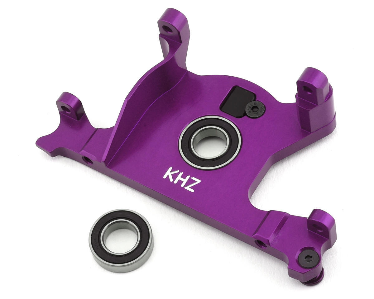 King Headz Aluminum Motor Mount w/Bearing for Traxxas Rustler 4x4 (Purple)