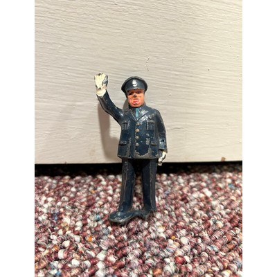 Vintage Barclay Manoil TRAFFIC POLICEMAN Lead Metal Figurine Toy 1930's 1940's