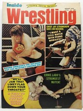 Inside Wrestling Magazine Back Issue August 1973 Chief Jay Strongbow Bruno