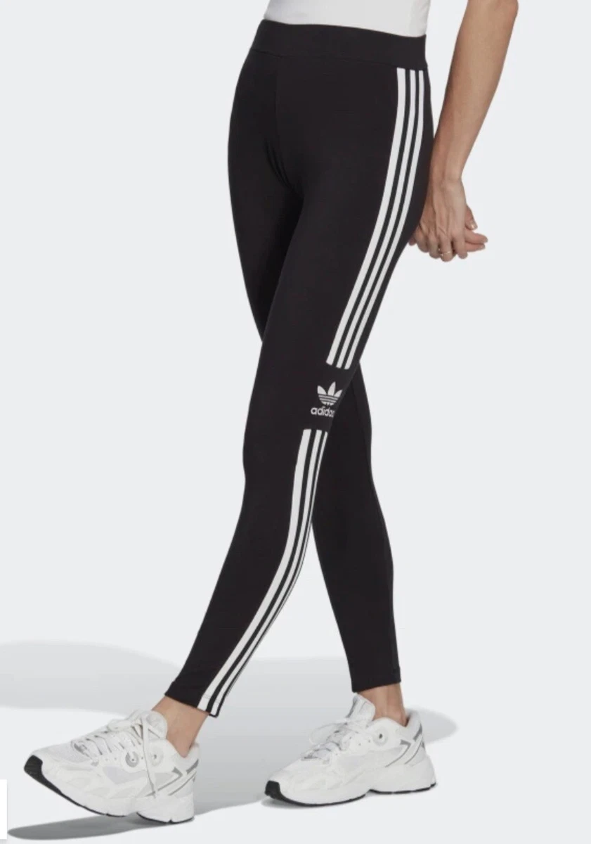 NWT: Women's Adidas Originals Trefoil Tights, Black, Size | eBay