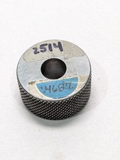 Herramienta de inspección de máquina de mecanizado de precisión medidor de anillo de diámetro liso 1/2 (.4687)