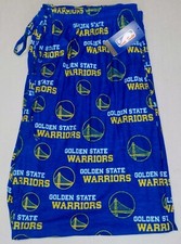 GOLDEN STATE WARRIORS MENS SLEEP LOUNGE PAJAMAS POLYESTER PRINT PANTS 2X NWT