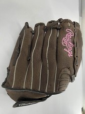 Rawlings FP100 FastPitch 10" Youth Softball Glove Brown/Pink Right Hand Thrower