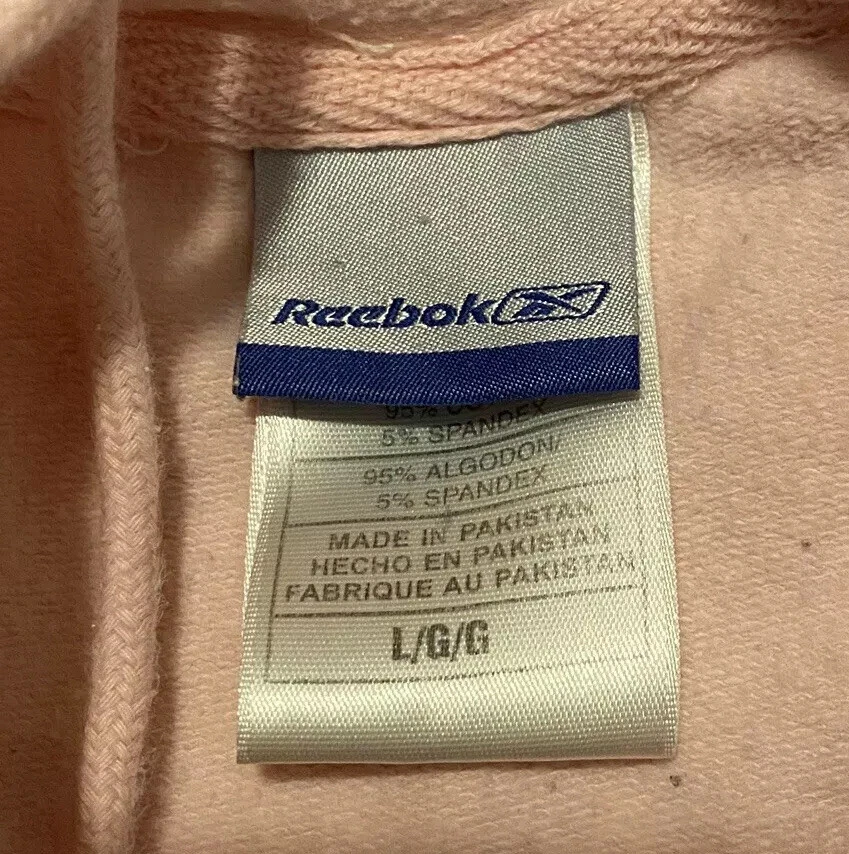 Suéter Indianapolis Colts Reebok Niñas Grande L Rosa Cremallera Completa Mezcla de Algodón Foto 3 de 4