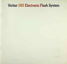 Vivitar 283 Electronic Flash System Original Promotional Brochure Ad