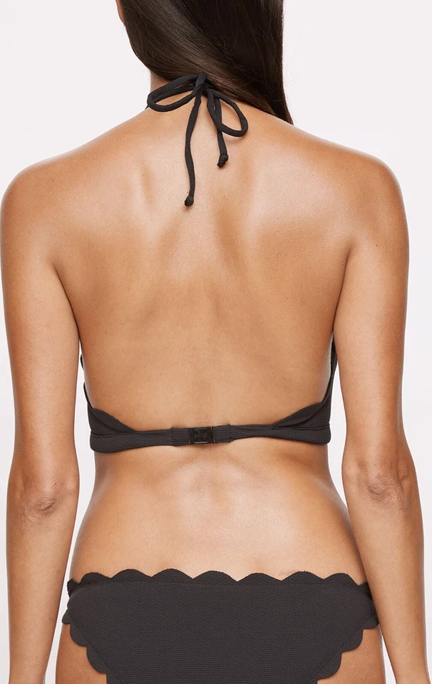 MARYSIA черный зубчатый Mott верхний размер M и Antibes бикини низ размер S Ret $400 - Изображение 2 из 4