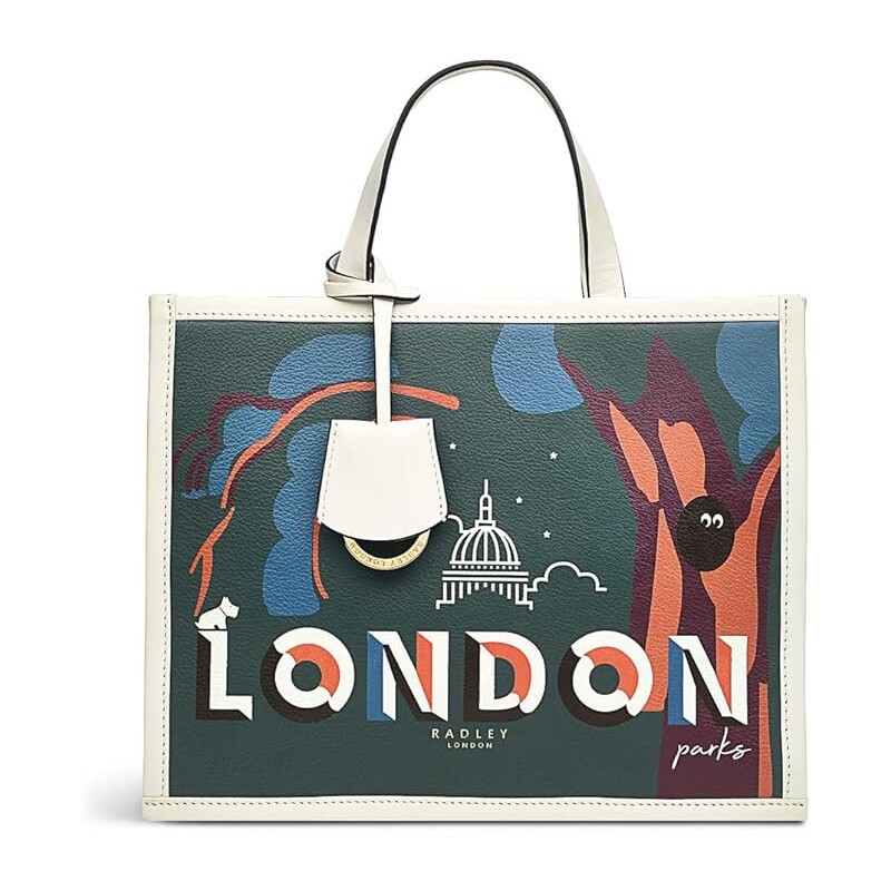 ラドリーロンドン☆ RADLEY スモール キャンバス トートバッグ RADLEY London Our Favourite London Small Zip Top Satchel | eBay