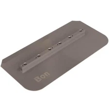 Combination Power Trowel Blades 18 in x 8 in Durable Carbon and Steel (4-Pack)