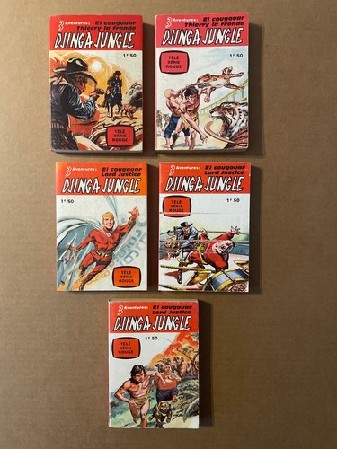 Télé Série Rouge - Collection complète des 5 numéros - 1967 - TBE - Picture 1 of 2