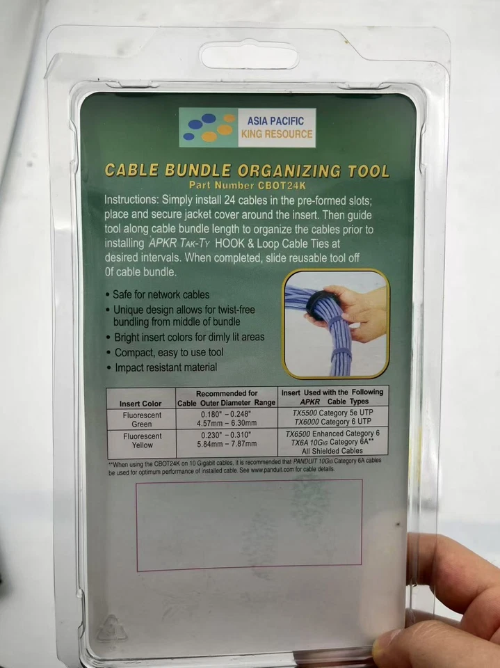 Panduit's same 24 hole Ethernet cable comb Cat6 Cat5 for wiring/management/fixin - Image 3 of 4