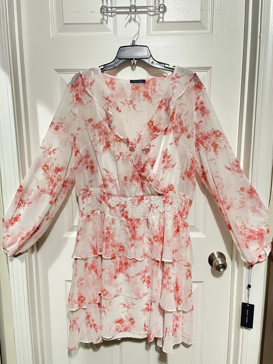 Tommy hilfiger pink floral top dress