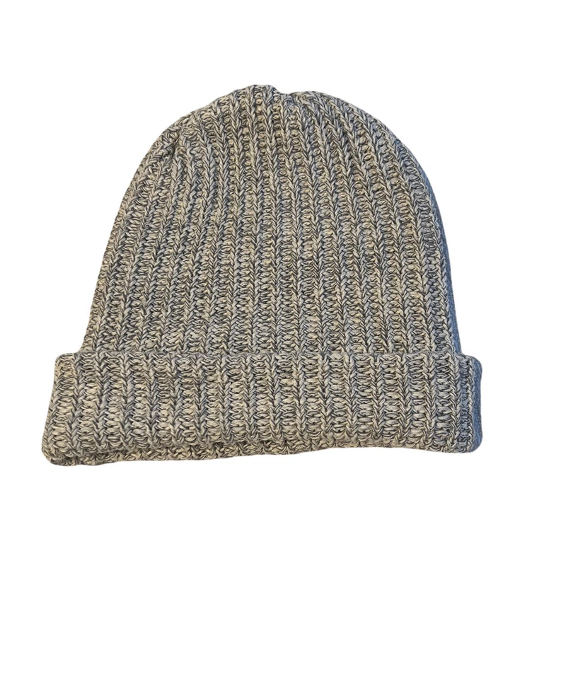 Love Your Melon Cuffed Style Gray White Beanie Hat - Image 2 of 3