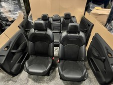 Citroen C5 III Break Kombi Teillederausstattung Teilledersitze schwarz Leder