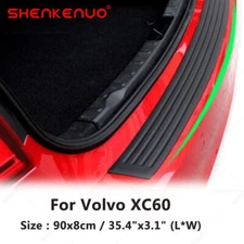 FOR Volvo XC60 2010-2017 Rear Bumper Protector Gard Trim Rubber Cover US Stock