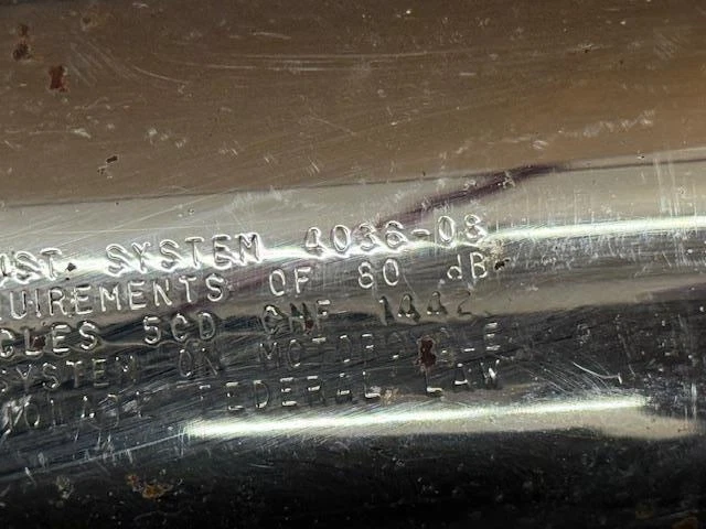 Par de tubos de escape Indian Thunderstroke 111 cromados 4036-08 OEM Chief Chieftain Foto 3 de 4