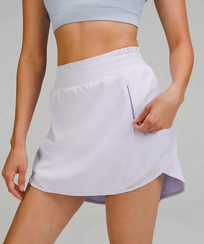 New Women's Lululemon Blue Hotty Hot HR Skirt - Running Tennis Pickleball - Sz 2 - Picture 10 of 12