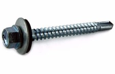 Tech Cladding Self Drilling Screw High Thread EPDM Washer Light